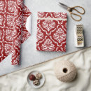Search for red damask wrapping paper Elegant