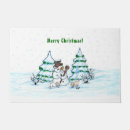 Search for christmas cat doormats Snowman