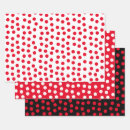 Recherche de points rouges papier cadeau Mignon