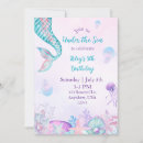 Search for purple mermaid invitations Seashell