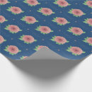 Search for blue floral wrapping paper Pink flower
