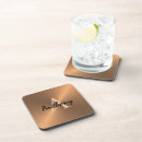 Search for bronze coasters Monogrammed
