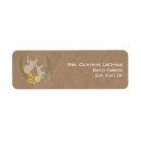Search for rustic deer return address labels Floral