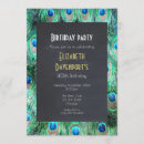 Search for peacock birthday invitations Classy