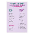 Search for months of the year posters Learning