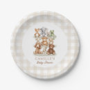 Search for brown gingham paper plates Gender neutral baby shower