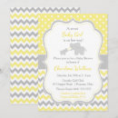 Search for yellow elephant baby shower invitations Yellow and grey