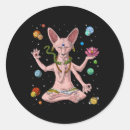 Search for zen cat stickers Namaste