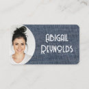 Search for denim business cards Modern