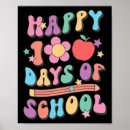 Search for 100 days of school posters Retro