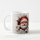 Search for funny 3d mugs Santa claus