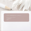 Search for pink and white return address labels Bride