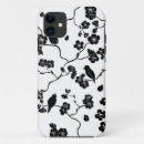 Search for black and white bird iphone cases Cherry blossoms