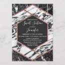 Search for gold trim invitations Marble