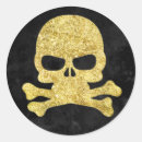 Search for gold skull stickers Black