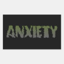 Search for anxiety stickers Typography