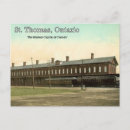 Search for vintage railroad postcards Train station