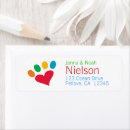 Search for cat love return address labels Heart