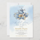 Search for china blue invitations High tea garden blooms