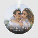 Search for cute couple ornaments Engagement keepsake