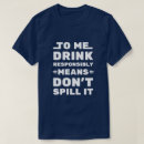 Search for drink responsibly tshirts Beer