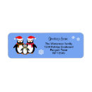 Search for baby penguin return address labels Blue