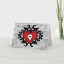 Search for heart and skull valentines day cards Spooky