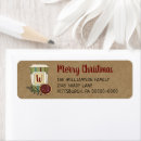 Search for coffee return address labels Rustic