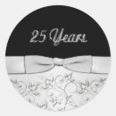 Search for 25 anniversary stickers Black