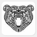 Search for bear tattoo stickers Zen doodle style