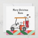 Search for club christmas cards Golfer