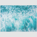 Search for blue ocean waves tissue paper Tropical