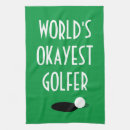Search for funny golf tea towels Dad