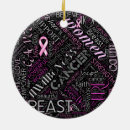 Search for breast cancer awareness ornaments Pink