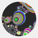 Recherche de couleurs psychédéliques autocollants Arc en ciel