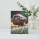 Recherche de hippopotames cartes postales Bébé