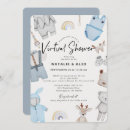 Search for virtual baby boy shower invitations Blue