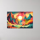 Search for psychedelic canvas prints Mountains