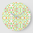 Recherche de motif floral horloges Orange
