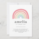 Recherche de rainbow 1ans anniversaire invitations Premier