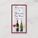 Search for white wine business cards Liquor