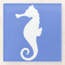 Recherche de seahorse dessous de verres Bleu