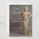 Search for pink 60th birthday invitations Trendy