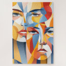 Search for face puzzles Abstract