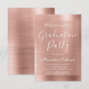 Search for rose gold graduation invitations Elegant