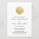 Search for ocean rehearsal dinner invitations Seashell