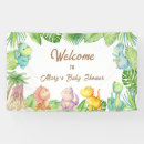 Recherche de dinosaur baby shower banners Aquarelle