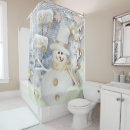 Search for snowman shower curtains Cold