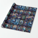 Search for zodiac wrapping paper Stars