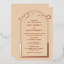 Recherche de doré mariage invitations Feuille d'or rose